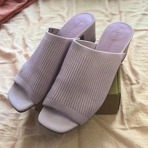 Lilac ReKnit Sandal Heels